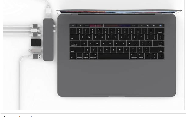 HYPERDRIVE PRO 8-IN-2 HUB FOR USB-C MACBOOK PRO 2016/2017