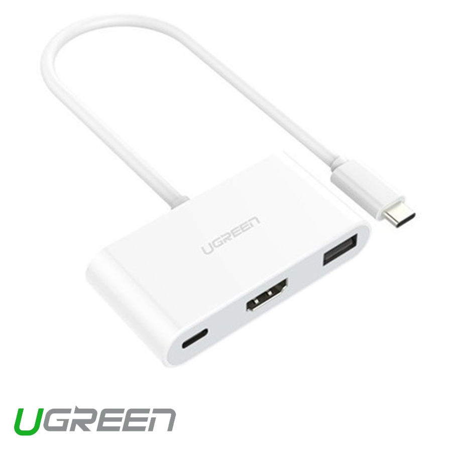 USB Type-C 3.1 To USB 3.0 + HDMI Hiệu Ugreen