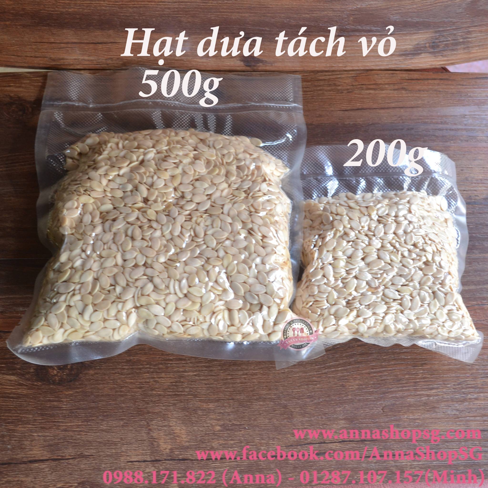 Hạt dưa tách vỏ 250g