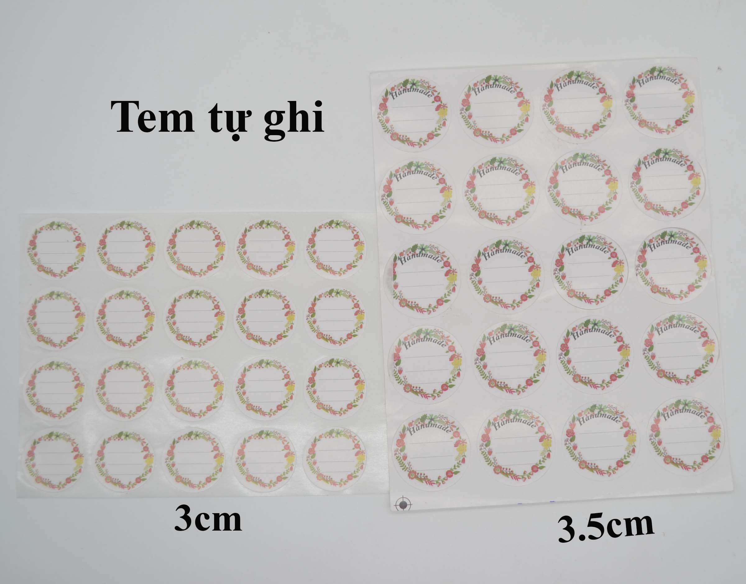 TEM TỰ GHI 3cm