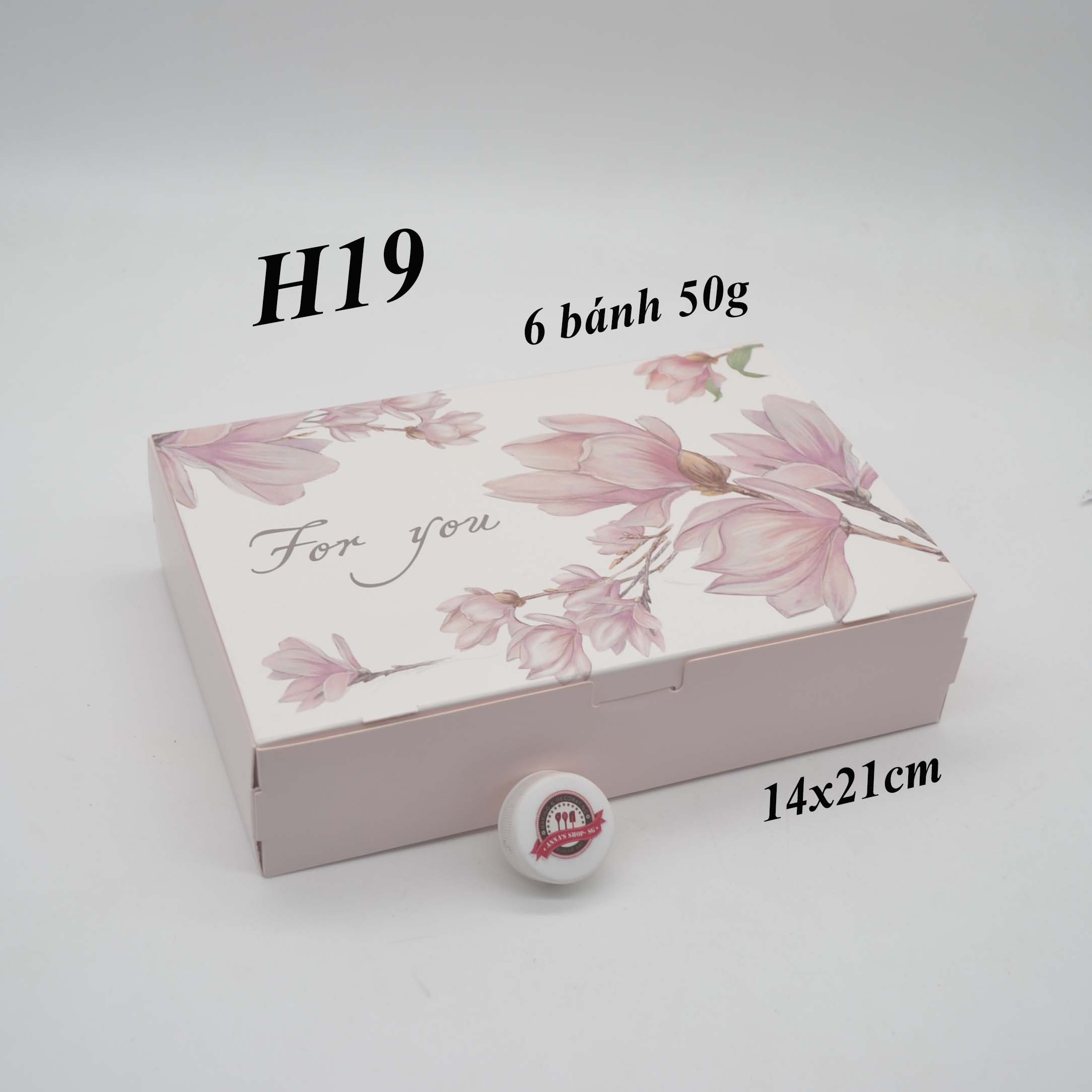 HỘP 6 BÁNH 50G FOR YOU H19