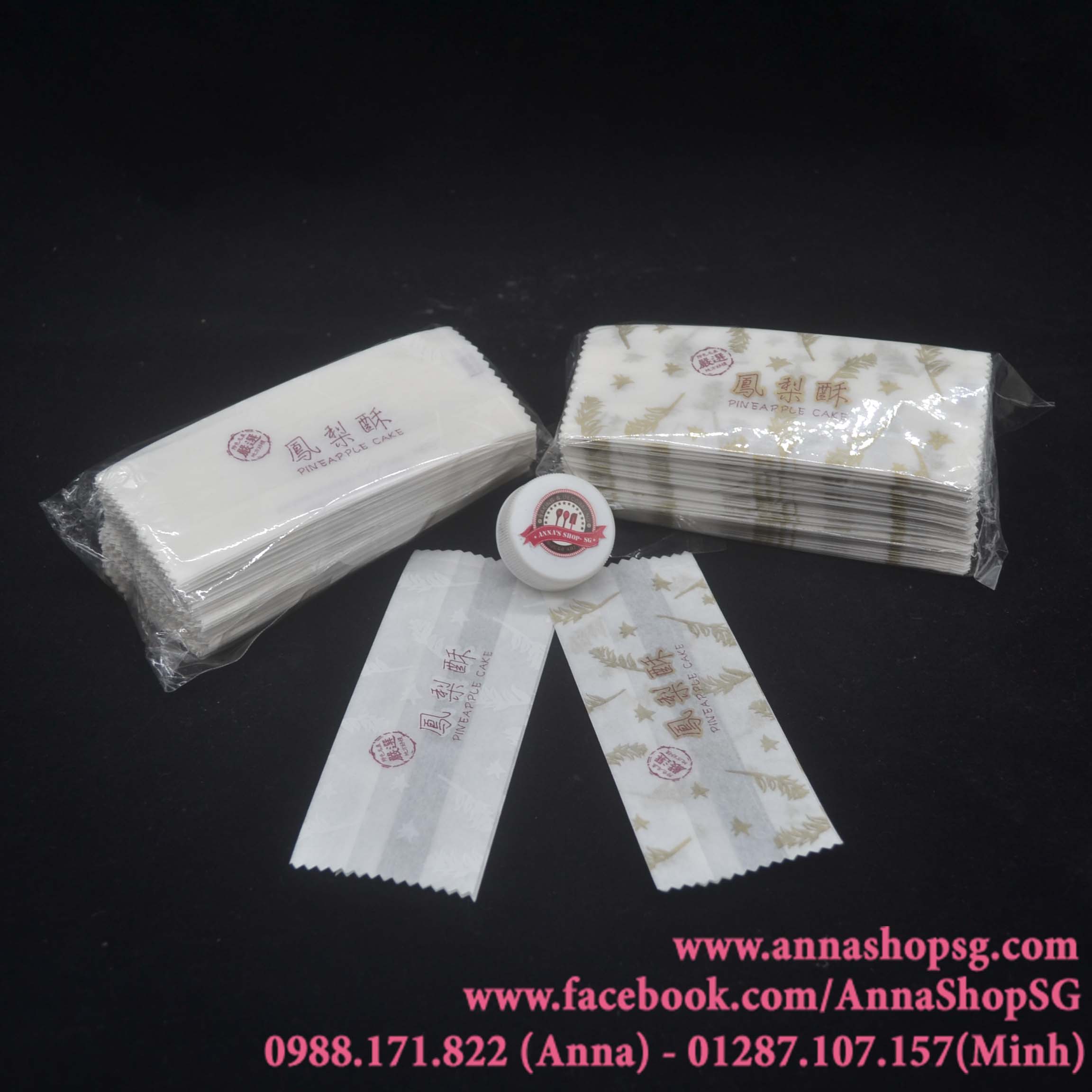 TÚI BÁNH DỨA LÁ VÀNG 100c