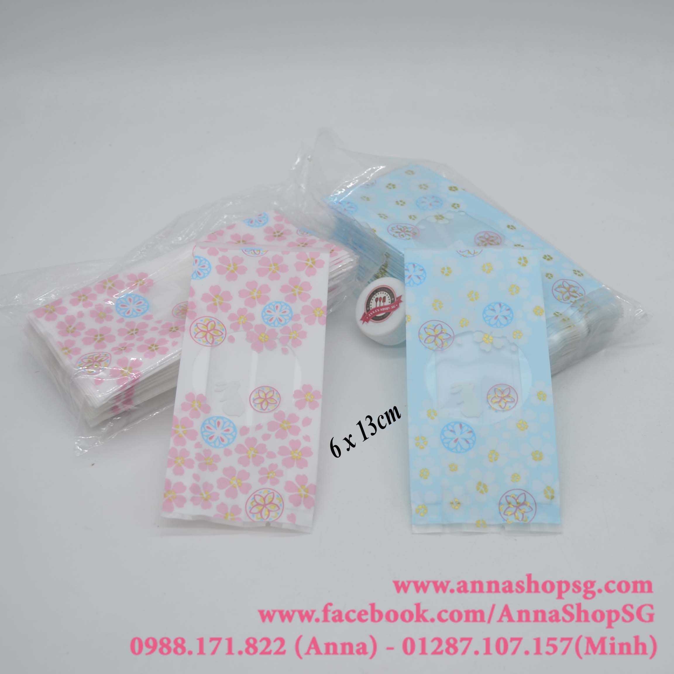 TÚI BÁNH DỨA THỎ XANH 50c