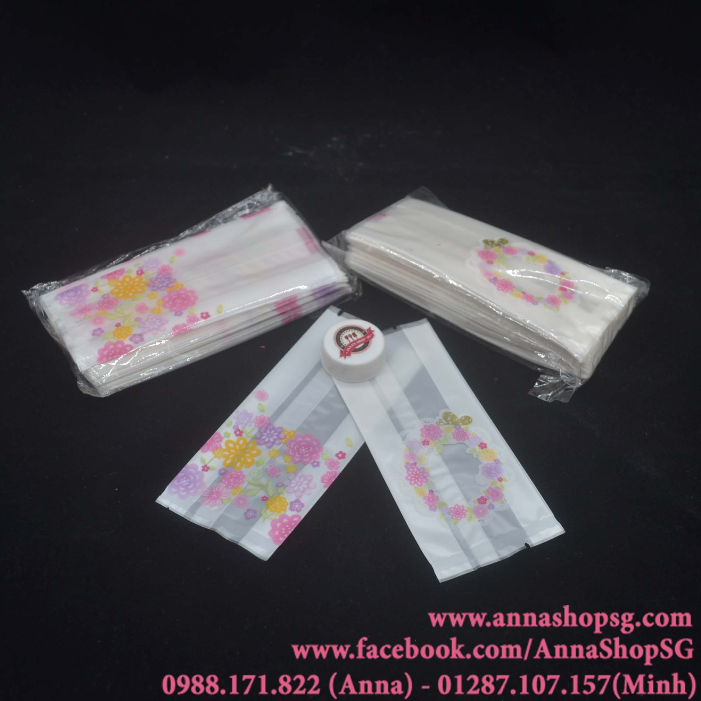 TÚI BÁNH DỨA VIỀN HOA 50c