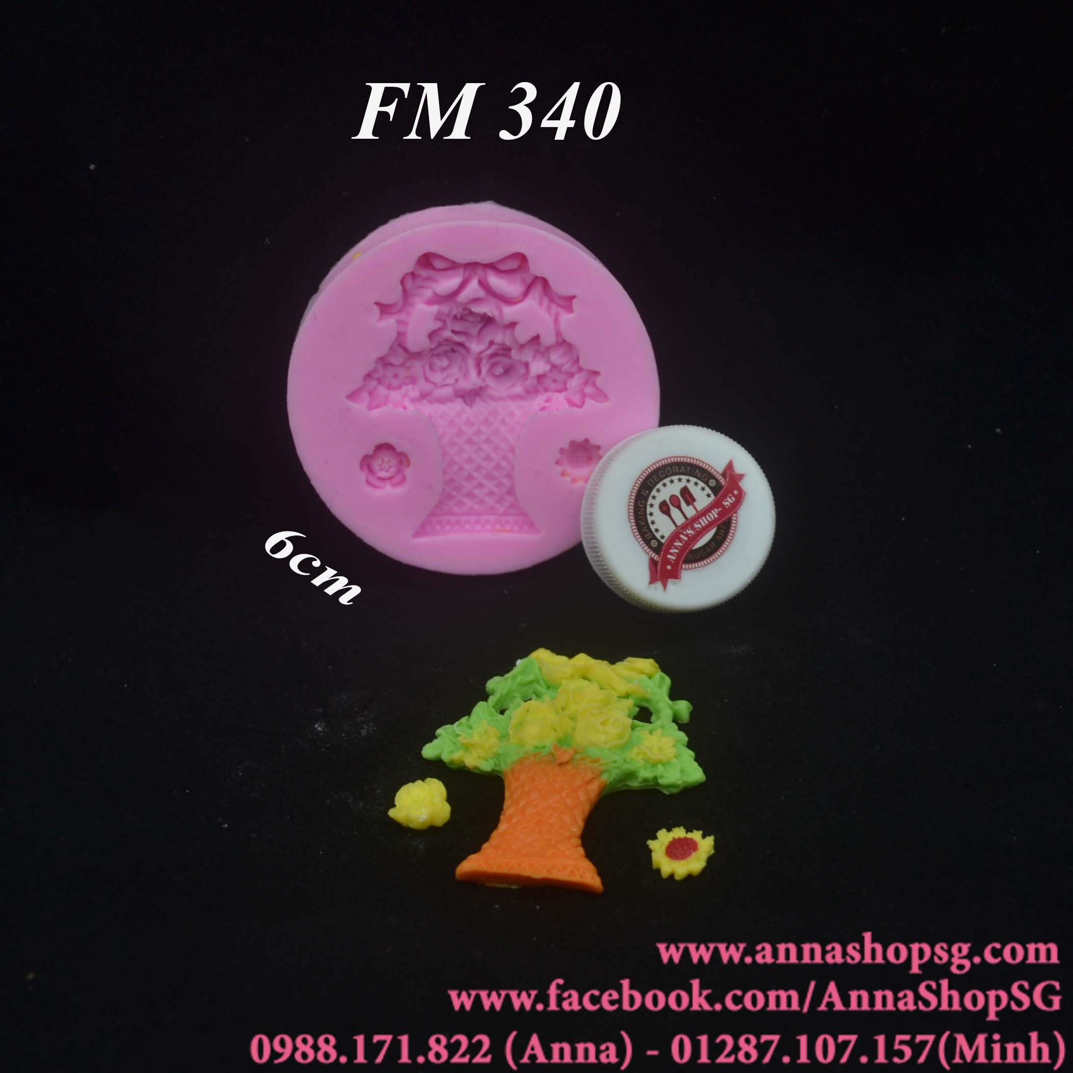 KHUÔN BÌNH HOA FM340