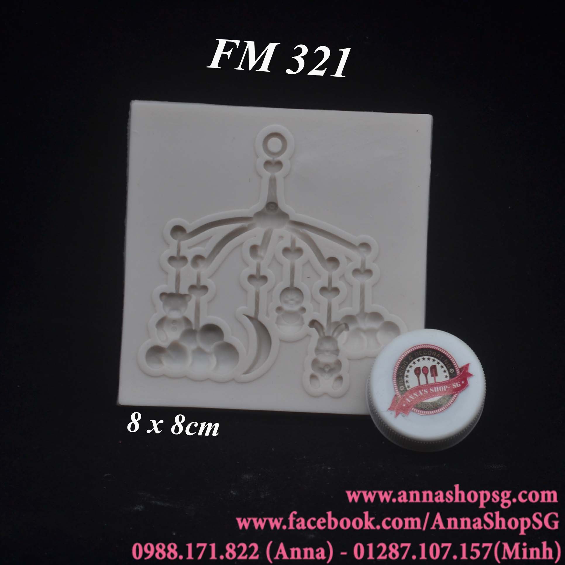 KHUÔN ĐỒ CHƠI GẤU FM321