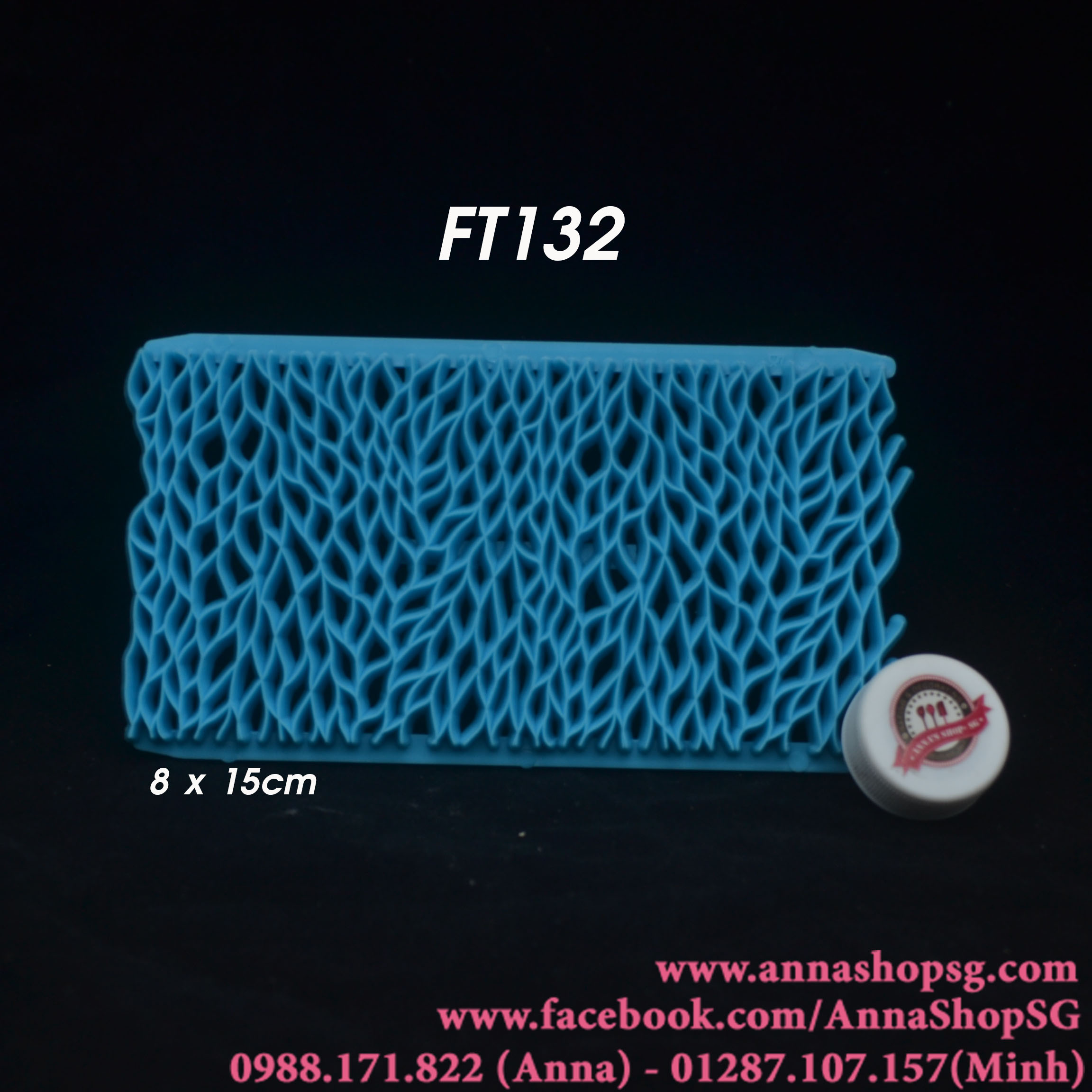 FT132 MIẾNG ẤN TẠO HOA VĂN