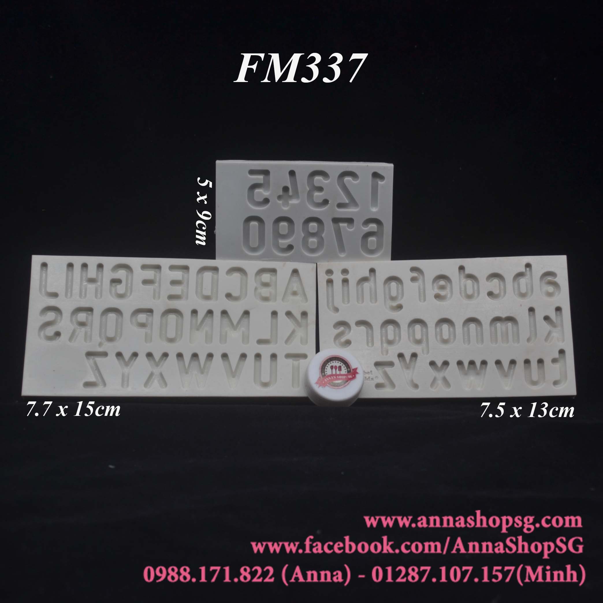 SET 3 KHUÔN CHỮ HIỆN ĐẠI FM337