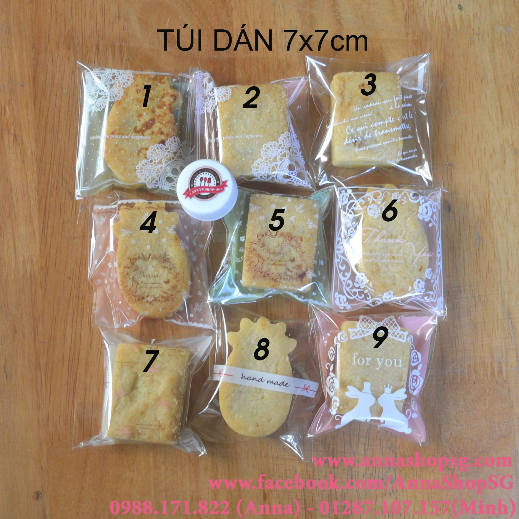 TÚI BÁNH THƠM LOẠI DÁN