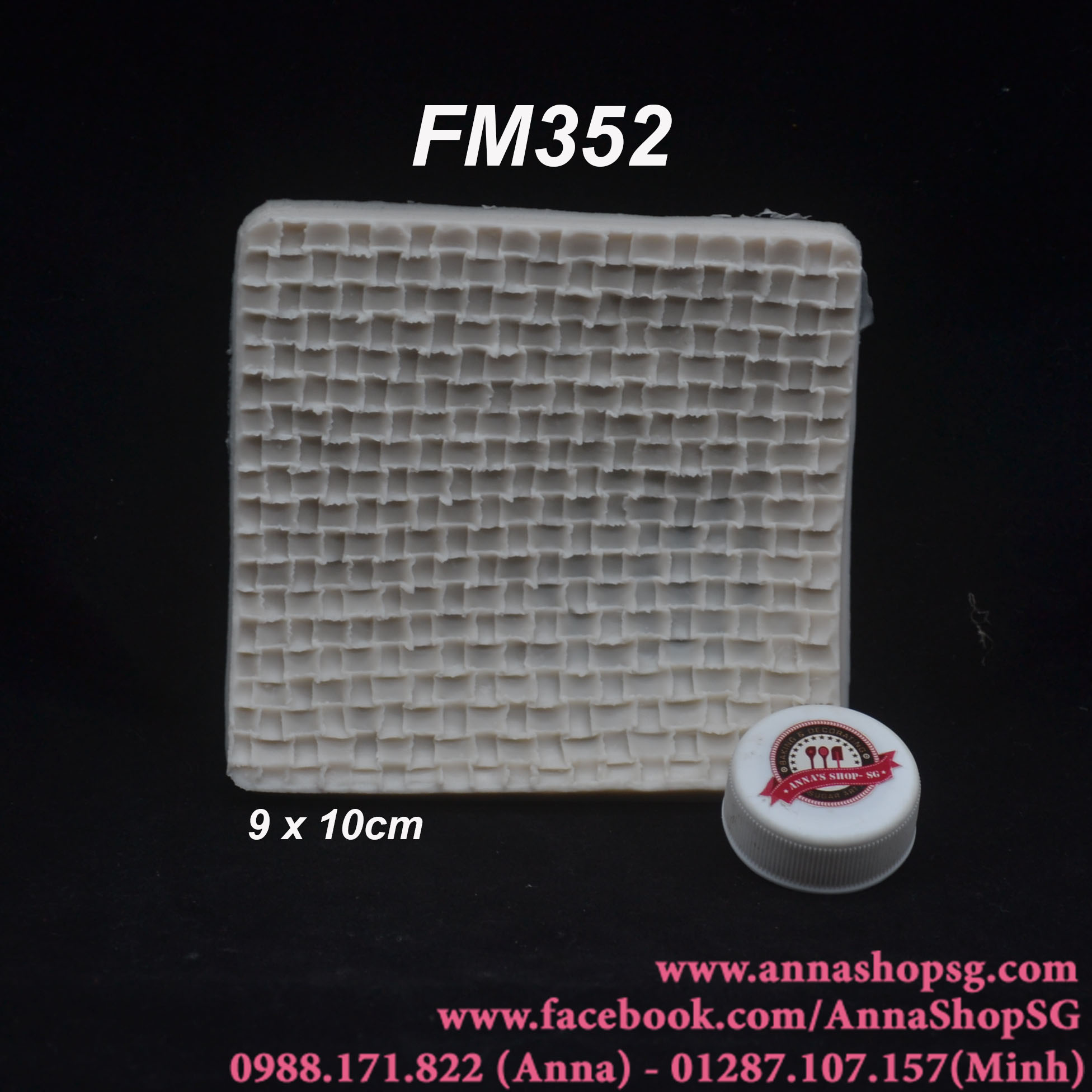 MIẾNG TẠO HOA VĂN ĐAN LƯỚI FM352