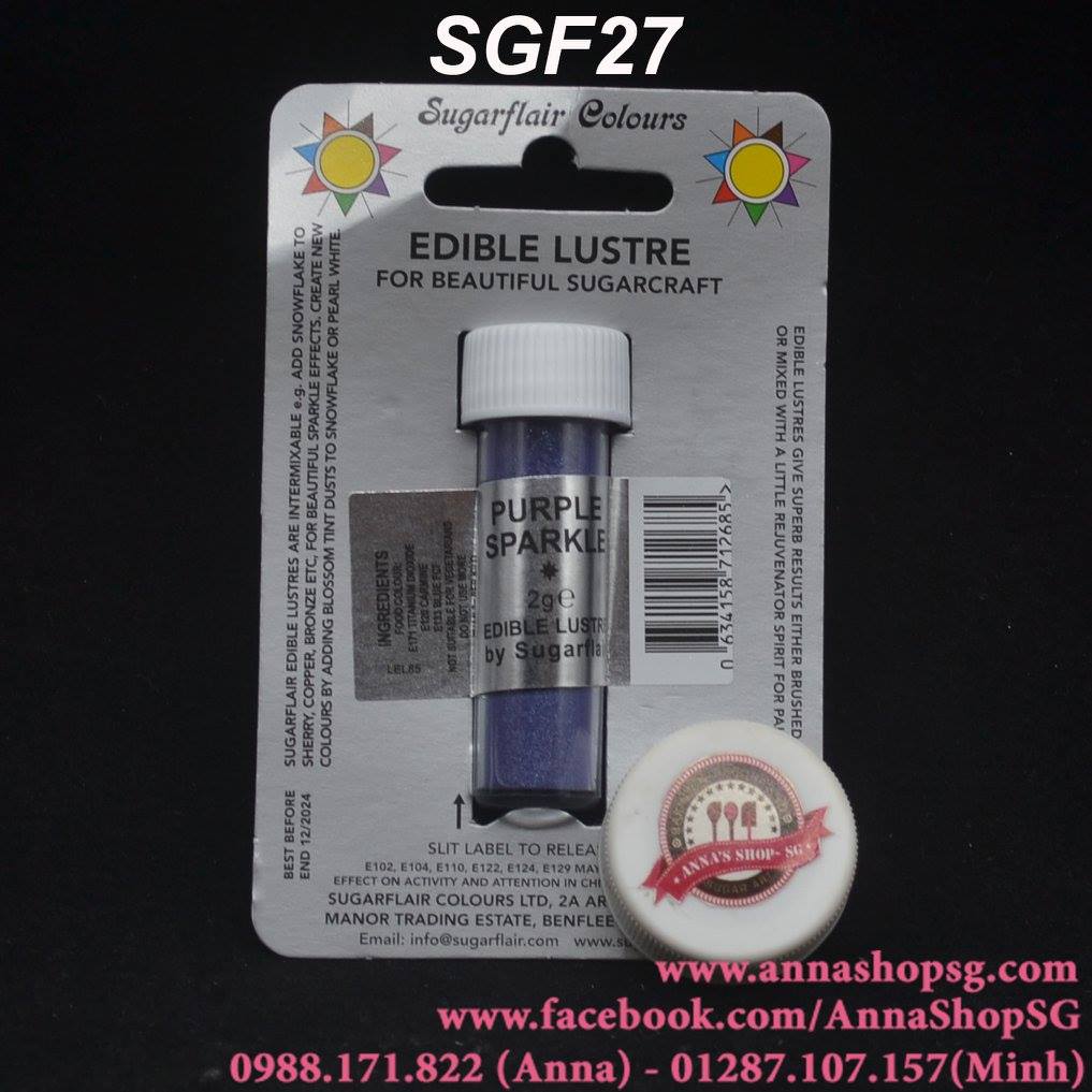 MÀU TÔ HOA CÓ NHŨ PURPLE SPAKLE SGF27