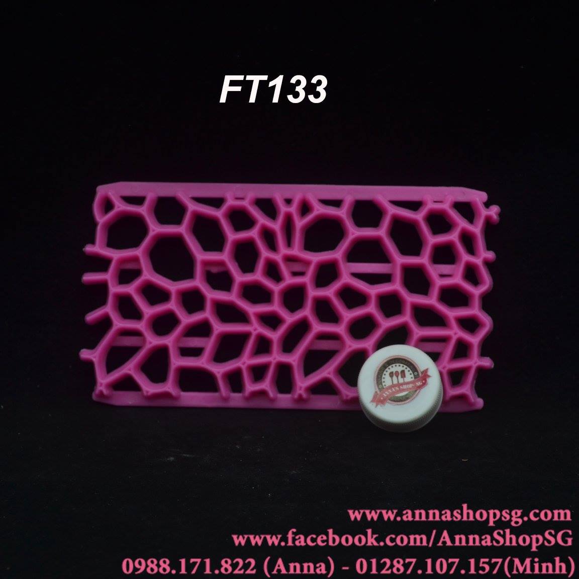 FT133 MIẾNG ẤN HOA VĂN