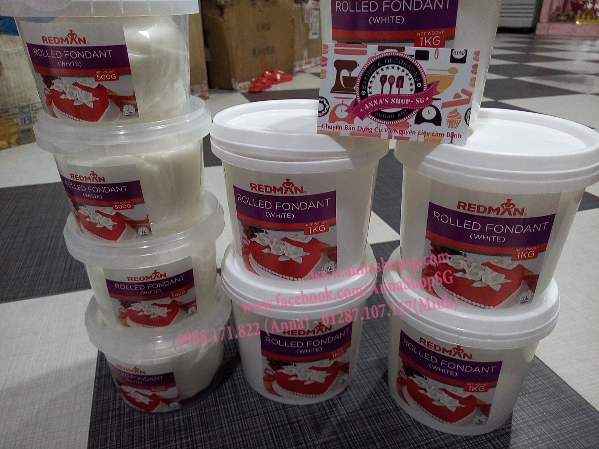 FONDANT TRẮNG REDMAN