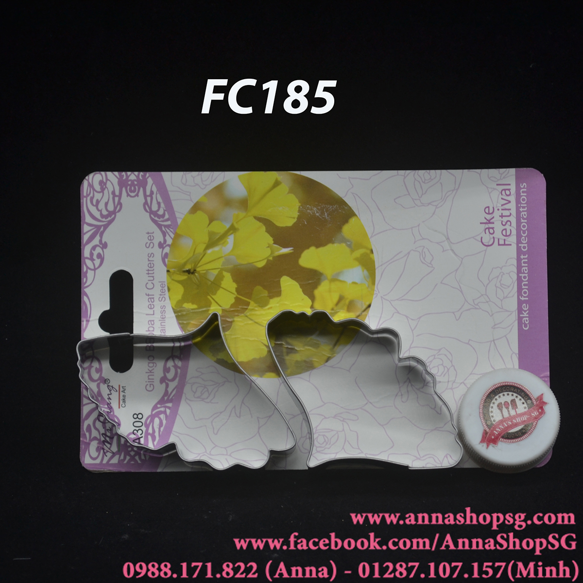 KHUÔN CẮT HOA GINKGO BILOBA FC185