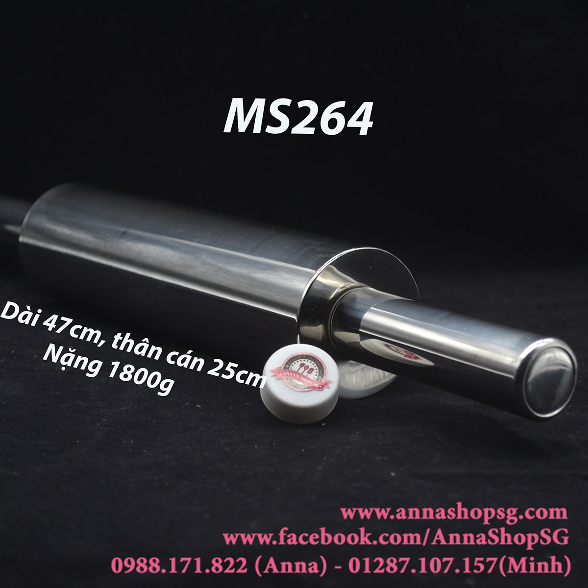 CÁN BỘT INOX MS264