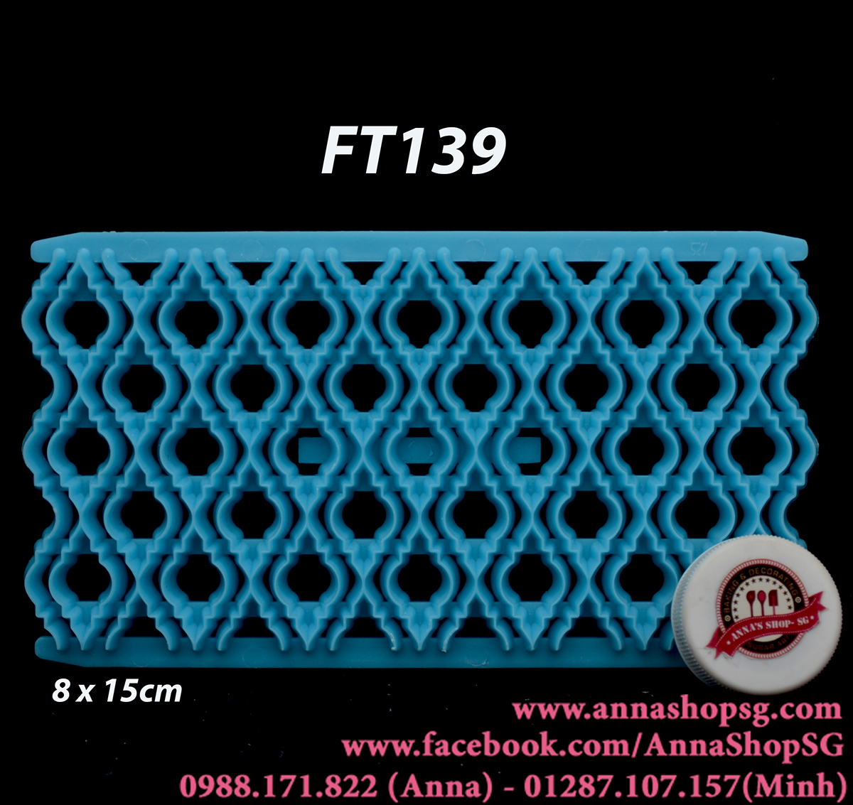 FT139 MIẾNG ẤN TẠO HOA VĂN