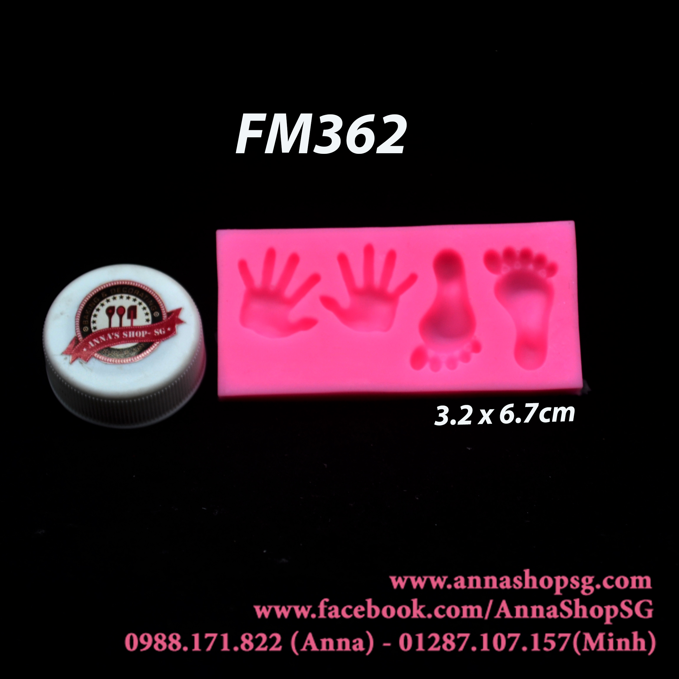 KHUÔN TAY ,CHÂN MINI FM362