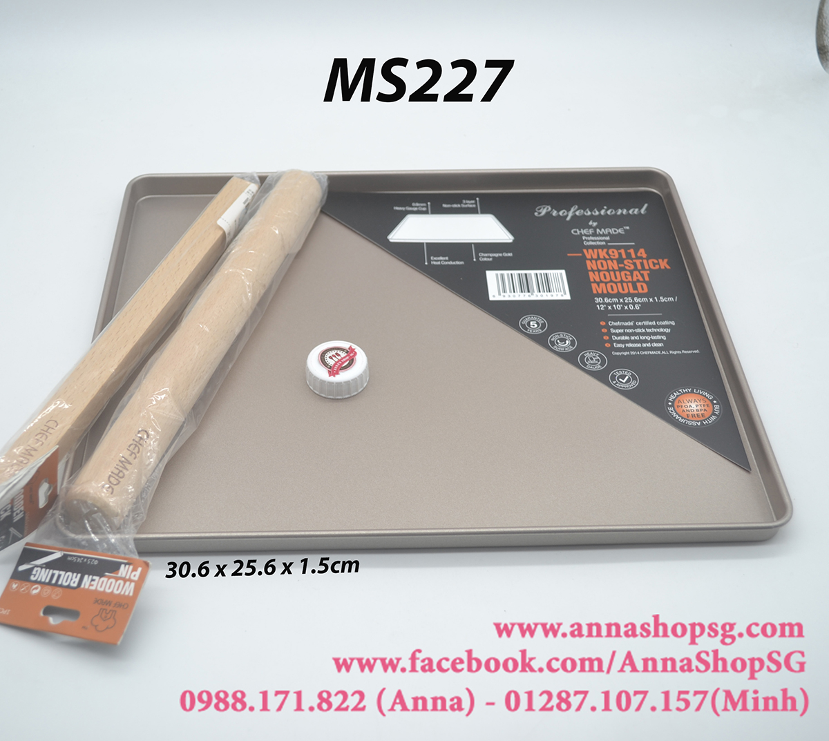 KHUÔN LÀM KẸO CHỐNG DÍNH MS227