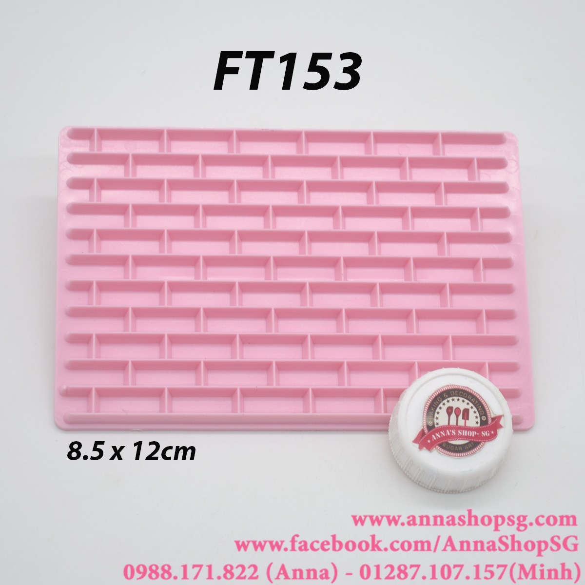 FT153 MIẾNG ẤN TẠO HOA VĂN
