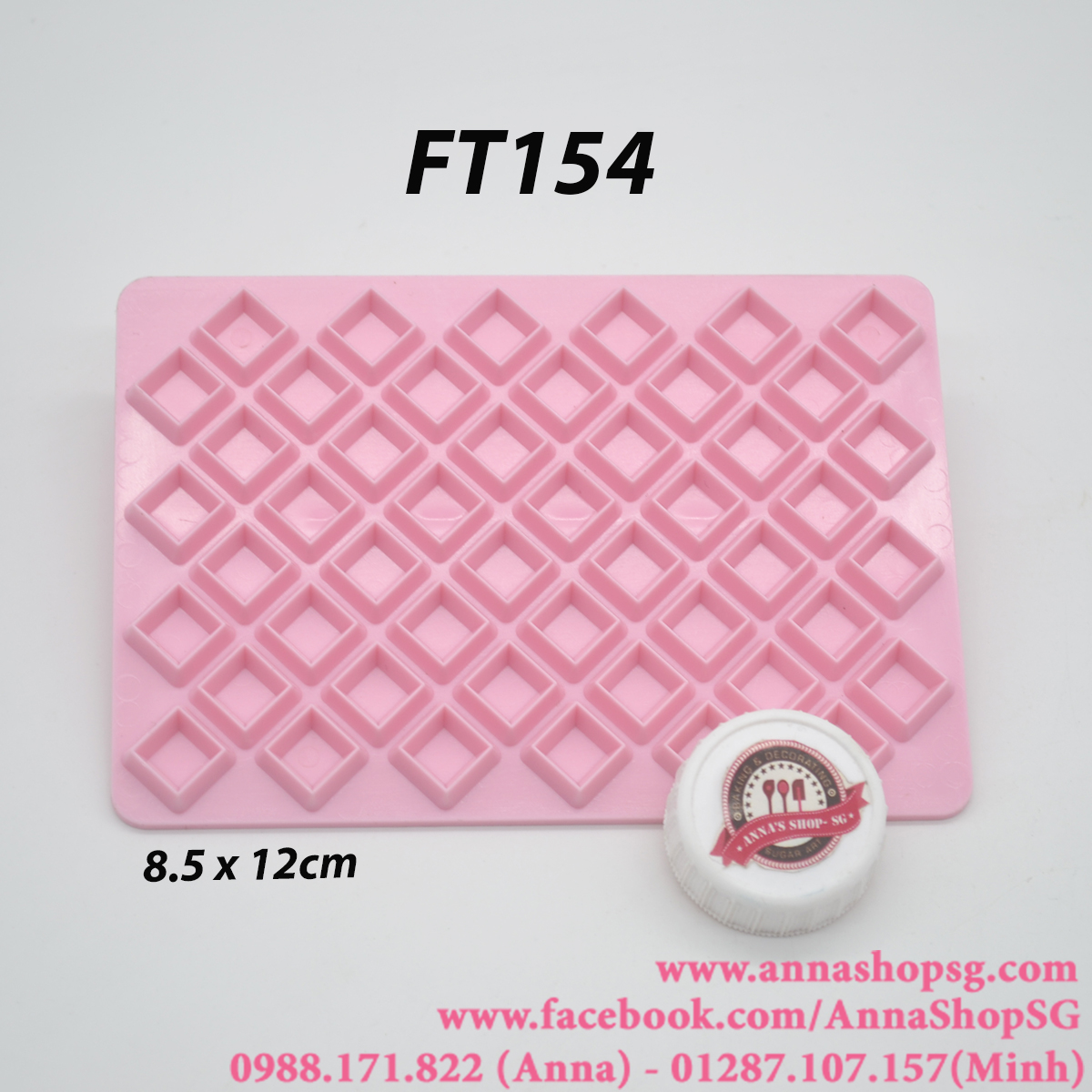 FT154 MIẾNG ẤN TẠO HOA VĂN