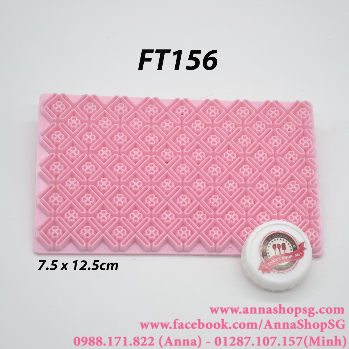 FT156 MIẾNG ẤN TẠO HOA VĂN