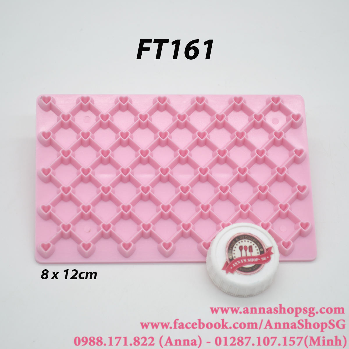 FT161 MIẾNG ẤN TẠO HOA VĂN