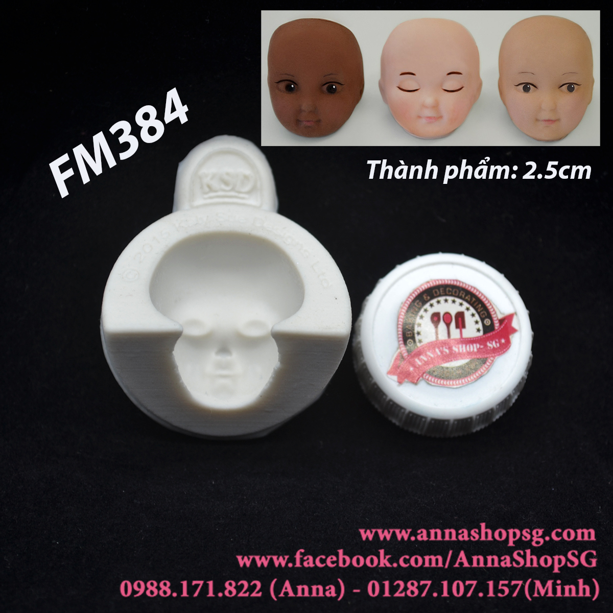 KHUÔN MẶT BÚP BÊ FM384