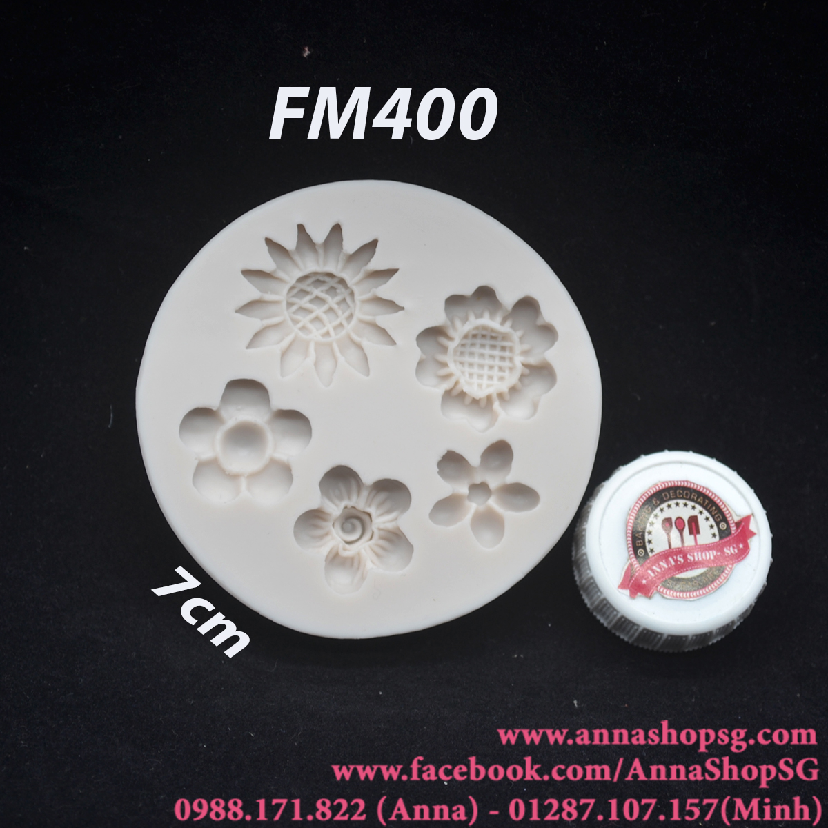 KHUÔN 5 LOẠI HOA FM400