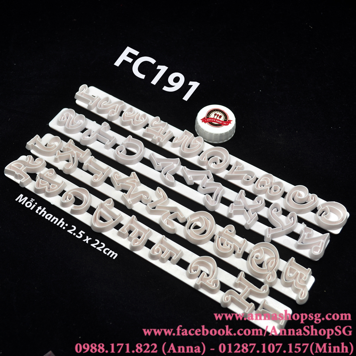 SET THANH CẮT CHỮ FC191