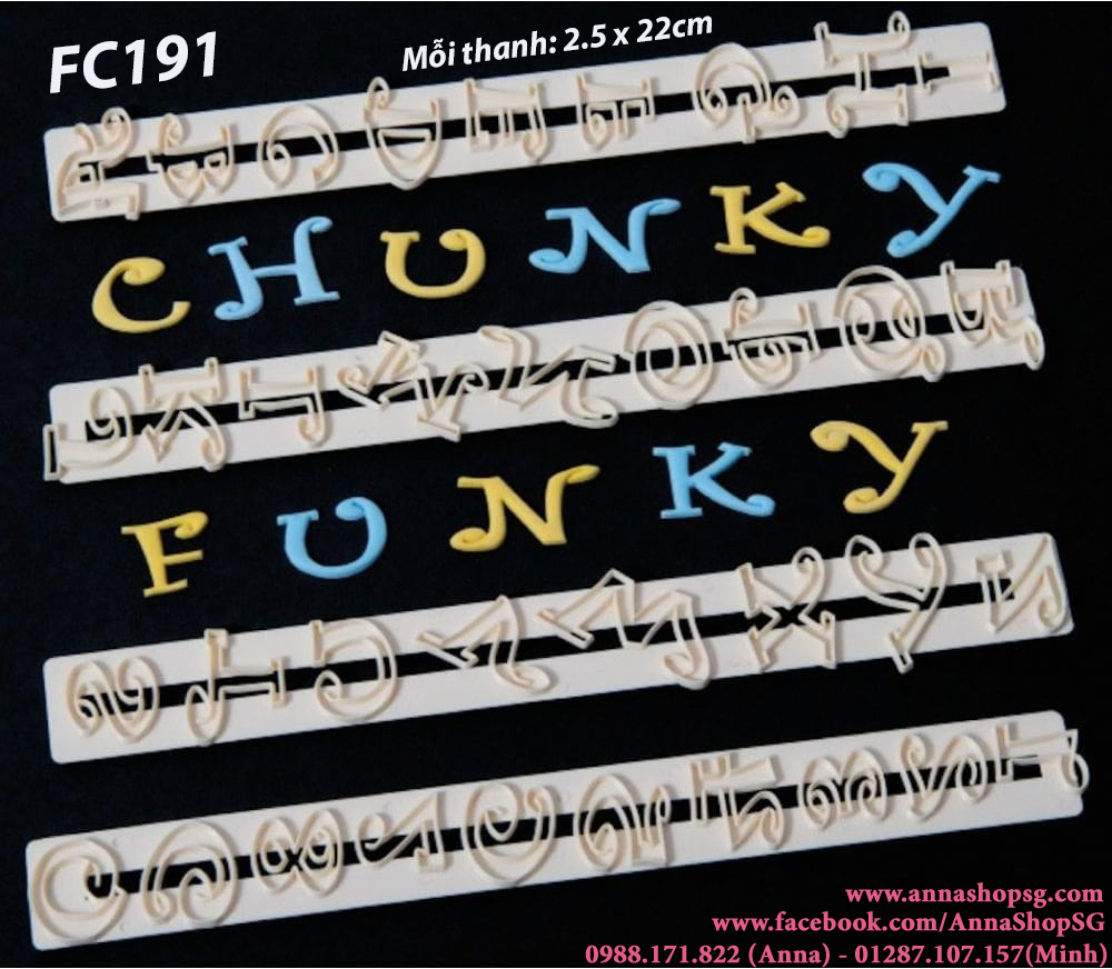 SET THANH CẮT CHỮ FC191