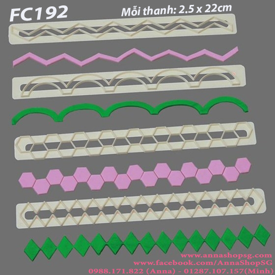 SET THANH CẮT VIỀN FC192