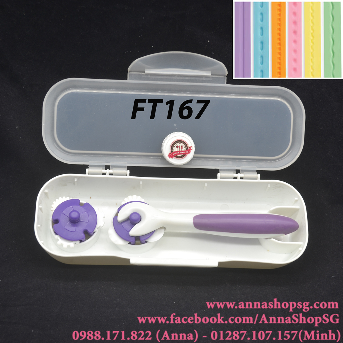 FT167 BỘ TOOL LĂN TẠO VIỀN 6 KIỂU