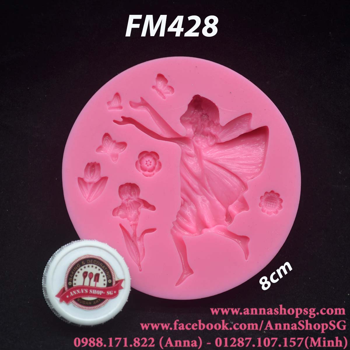 KHUÔN NÀNG TIÊN BẮT BƯỚM FM428