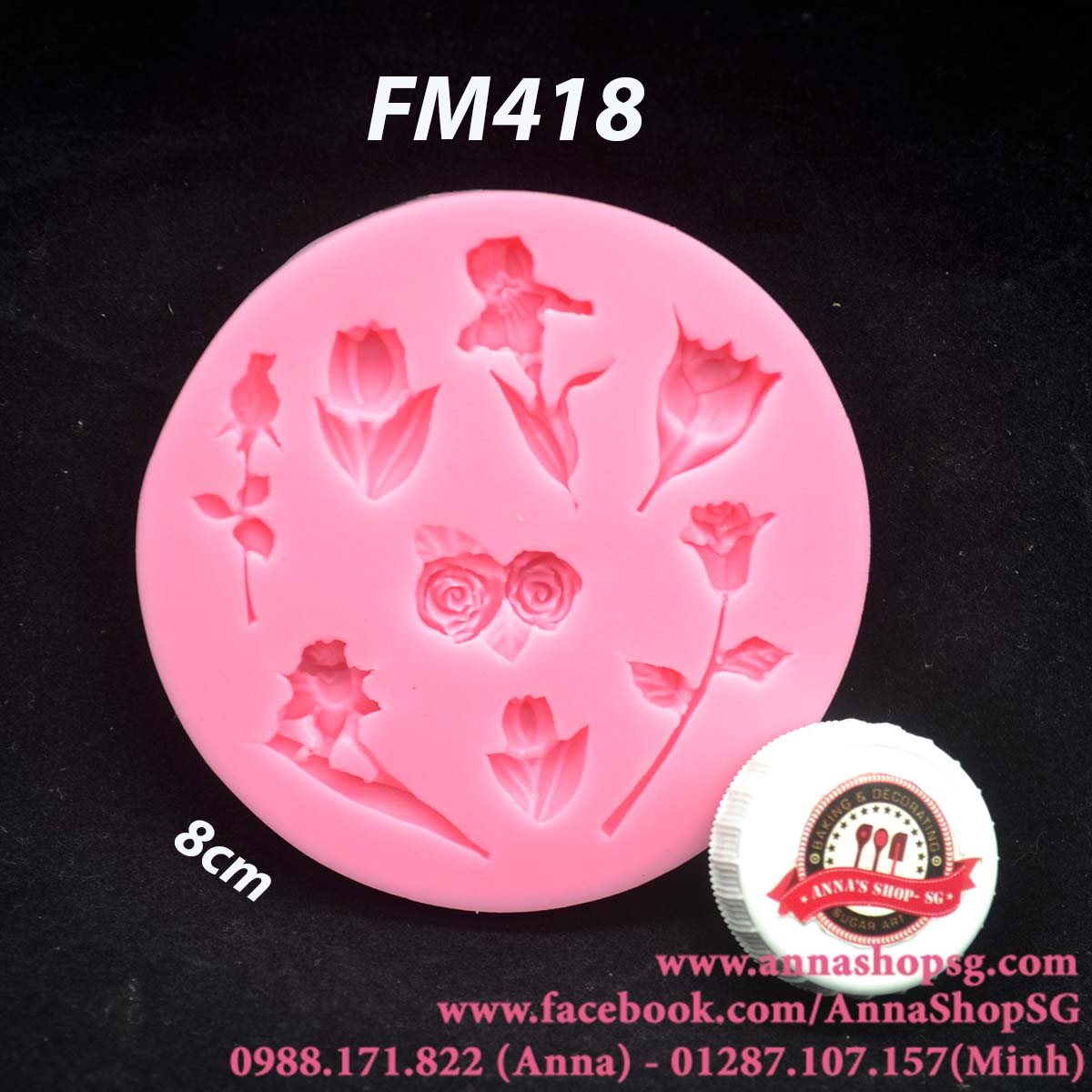 KHUÔN HOA TỔNG HỢP FM418