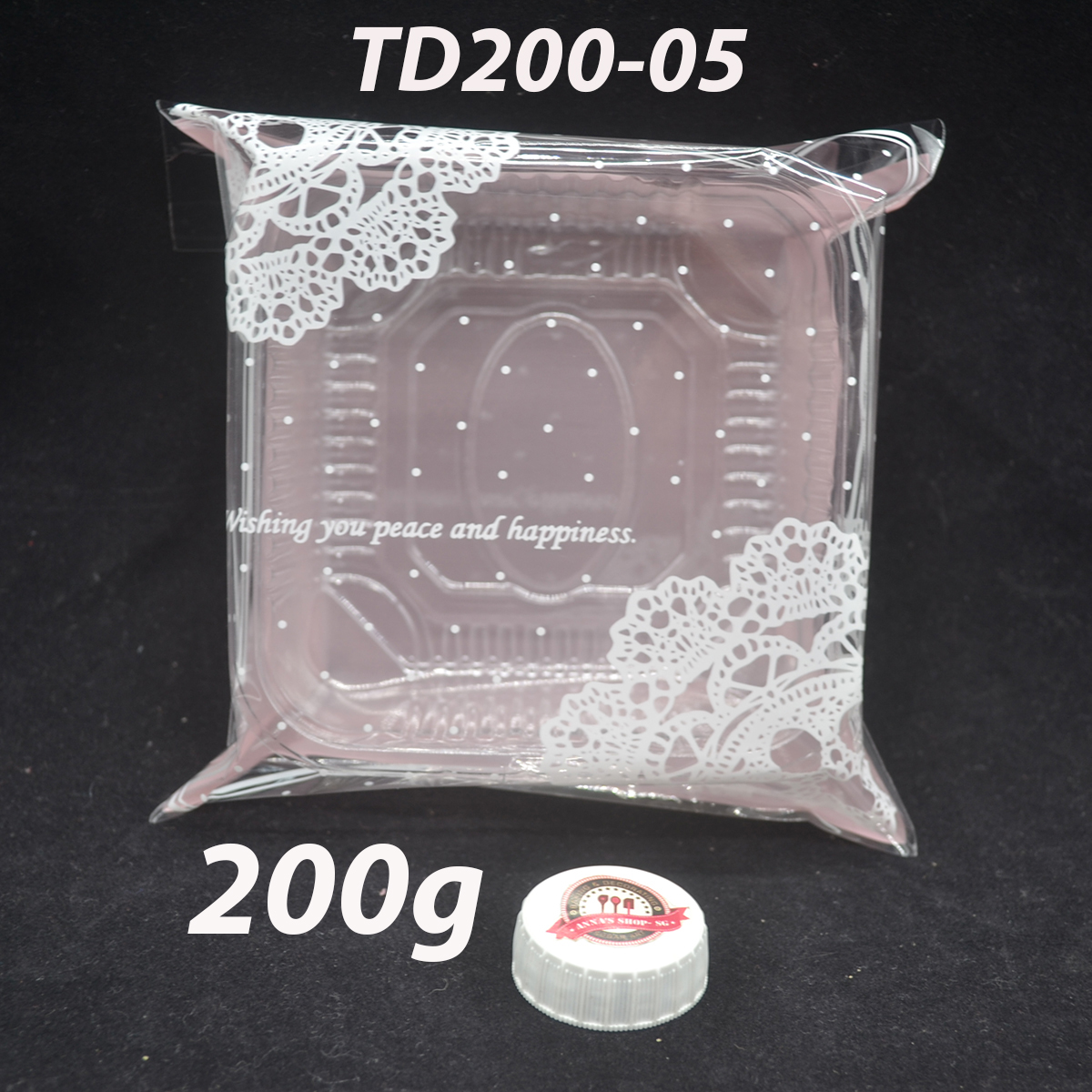 100 TÚI DÁN BÁNH 200g TD200-05