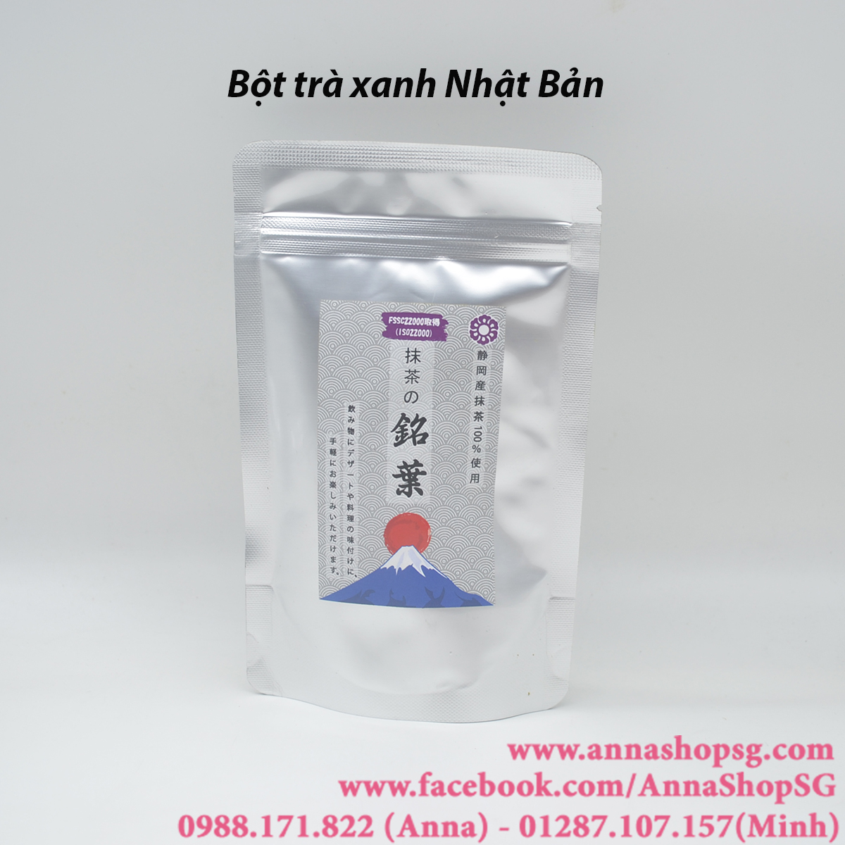 BỘT TRÀ XANH NHẬT 100g