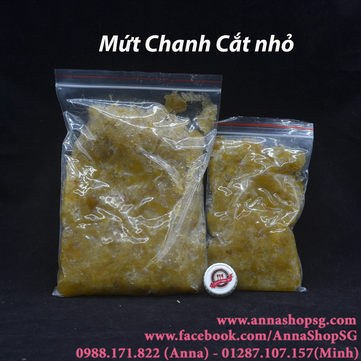 Mứt chanh cắt 250g