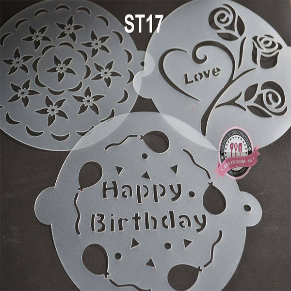 STENCIL SET 3 ST17