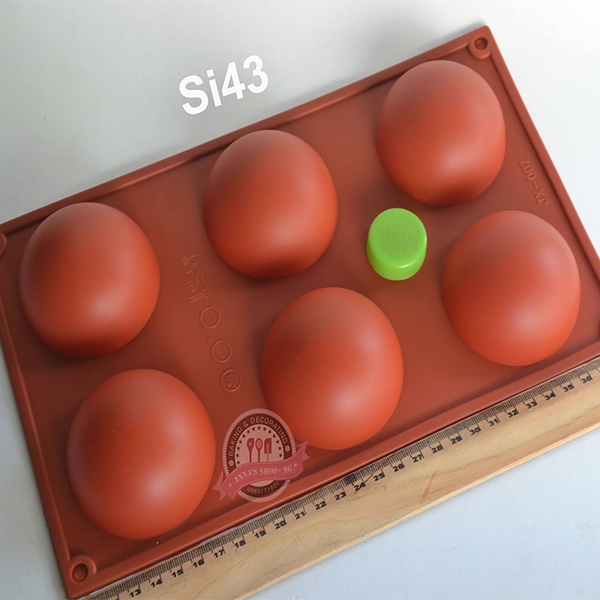 KHUÔN SILICON BÁN CẦU 6.5CM Si43
