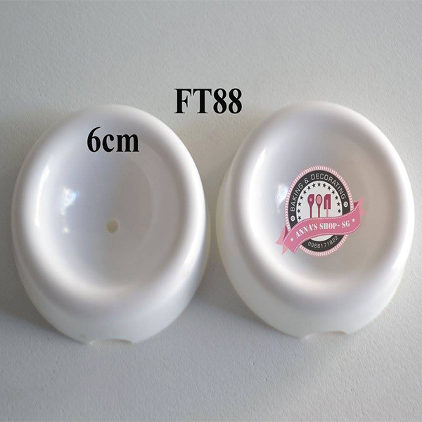 FT088 1 CẶP CHÉN PHƠI HOA 6CM