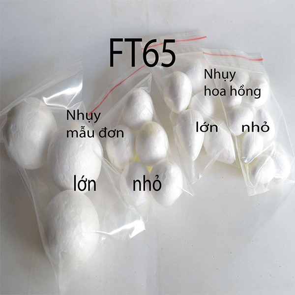 FT065 NỤ HOA BẰNG XỐP