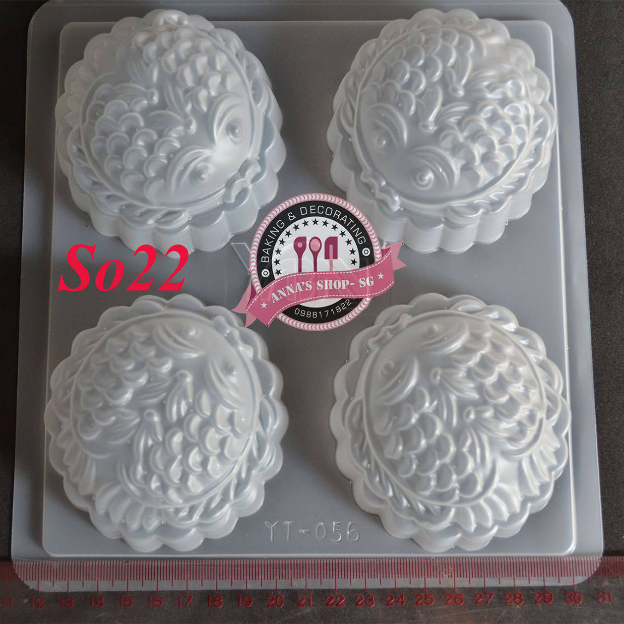 KHUÔN RAU CÂU TRUNG THU CÁ NỔI So22