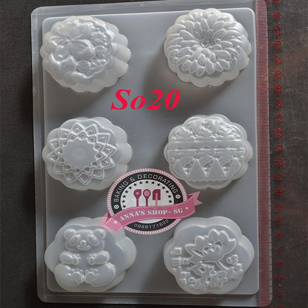 KHUÔN RAU CÂU TRUNG THU HOA NHỎ So20