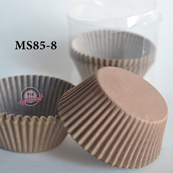 CUP GIẤY MỀM NÂU TRƠN MS85-8