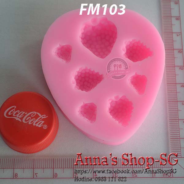 KHUÔN FONDANT TRÁI DÂU FM103