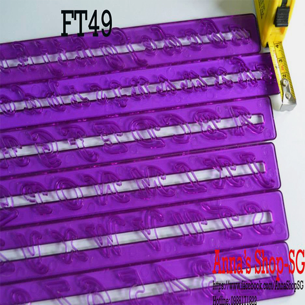 FT049 THANH CẮT CHỮ HOA,THƯỜNG VÀ SỐ