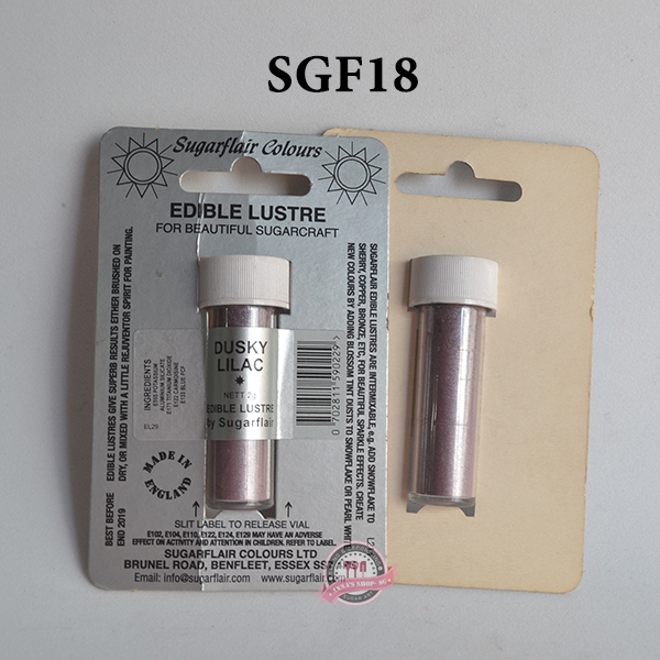 MÀU NHŨ BỘT( LUSTRE DUST) DUSKY LILAC SGF18