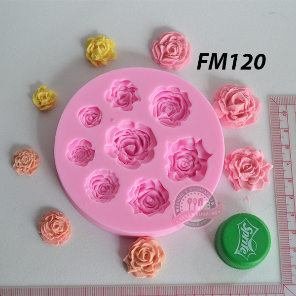 KHUÔN HOA HỒNG 8 SIZE FM120