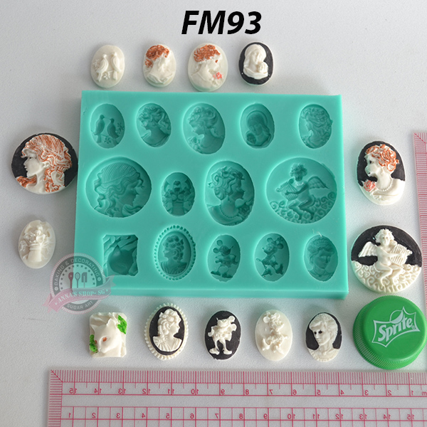 KHUÔN FONDANT MẶT NGƯỜI  FM93