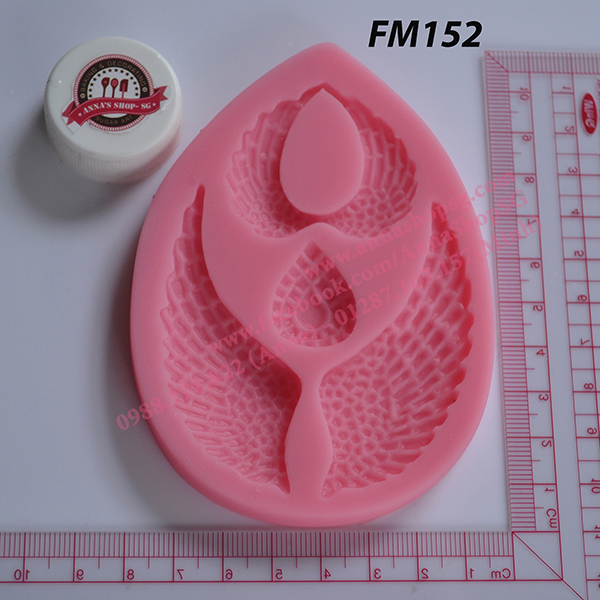 KHUÔN FONDANT CÁNH TRÁI TIM FM152